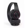 Wired & Wireless Headset GEMBIRD BHP-LED-01, supra-aural, head-band, black, 0.3 m cable, 150 g