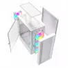 Computer case Fornax 4000 ARGB, ATX, White