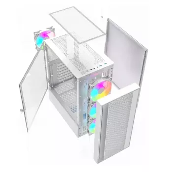 Computer case Fornax 4000 ARGB, ATX, White
