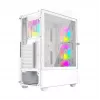 Computer case Fornax 4000 ARGB, ATX, White