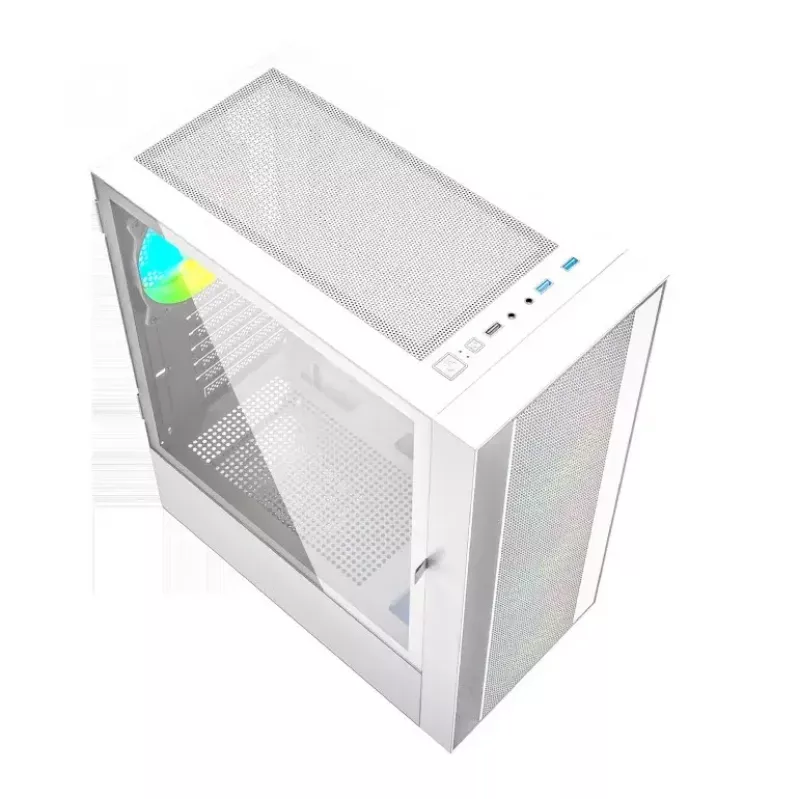Computer case Fornax 4000 ARGB, ATX, White