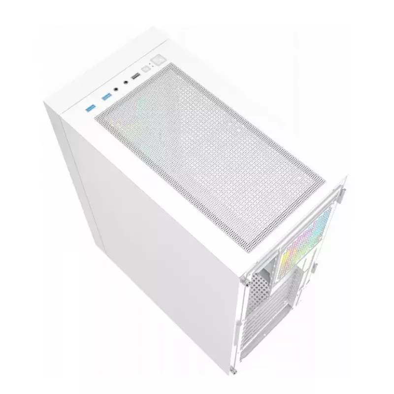 Computer case Fornax 4000 ARGB, ATX, White