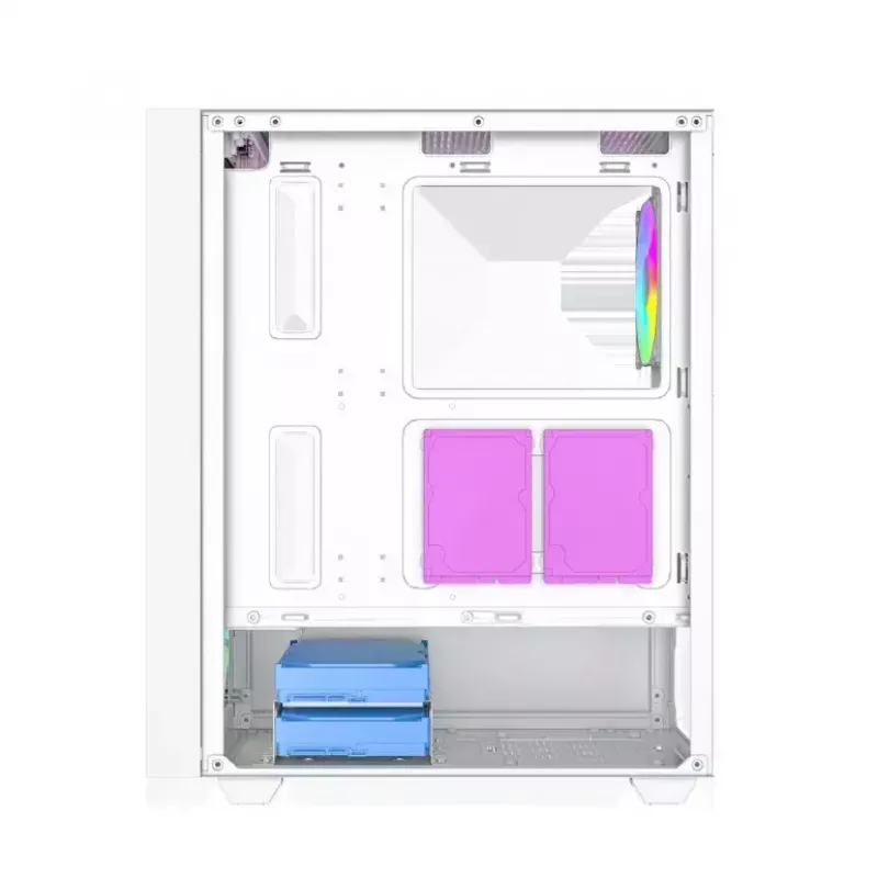 Computer case Fornax 4000 ARGB, ATX, White