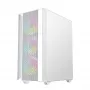 Computer case Fornax 4000 ARGB, ATX, White