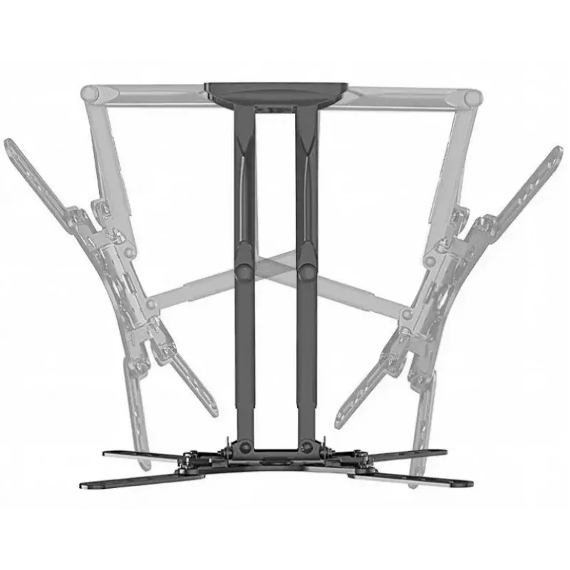 TV mount Gembird WM-60ST-01 for 32–60 inch TVs, VESA 100x100–400x400, up to 36.4 kg, tilt -2°–10°, wall distance 4.2–45.2 cm, black