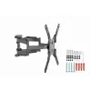 TV mount Gembird WM-60ST-01 for 32–60 inch TVs, VESA 100x100–400x400, up to 36.4 kg, tilt -2°–10°, wall distance 4.2–45.2 cm, black