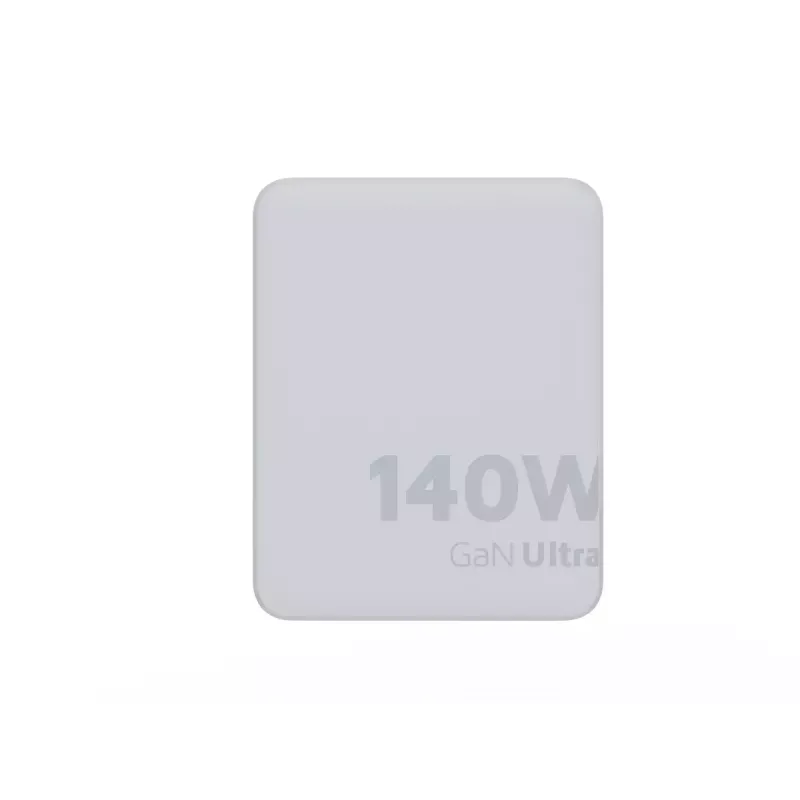 Portable 140W GaN Travel Charger Xtorm XVC2140 with 3× USB-C PD ports and 2 m USB-C cable, white