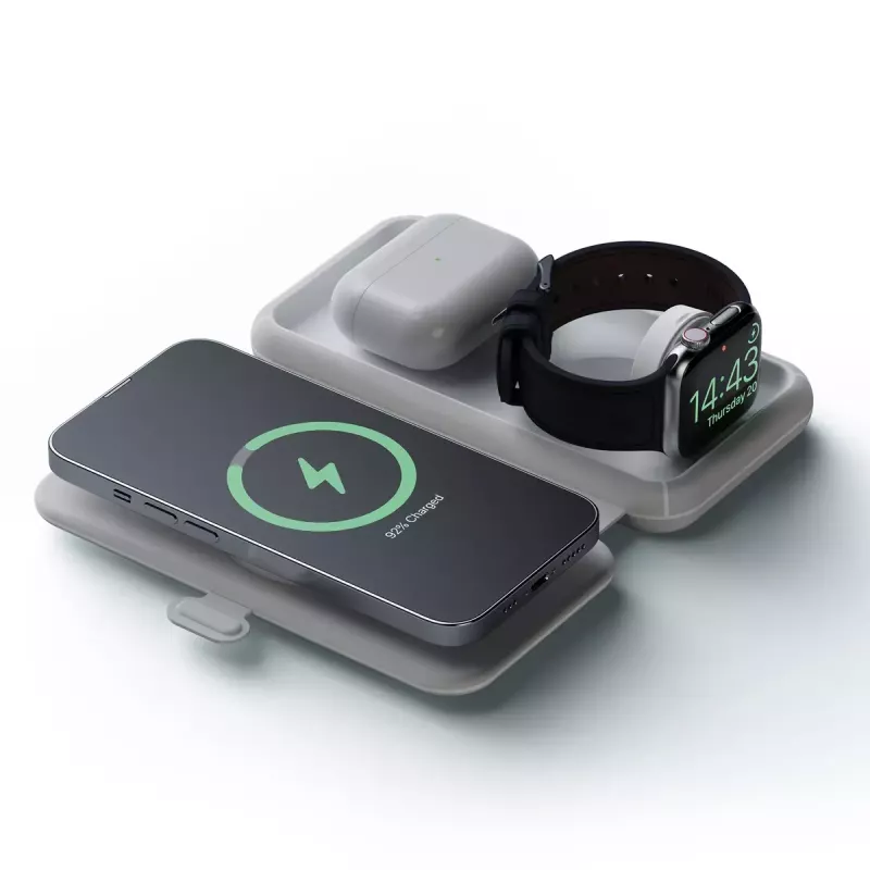 Xtorm Foldable Wireless Travel Charger 3in1 15W Grey XWF31