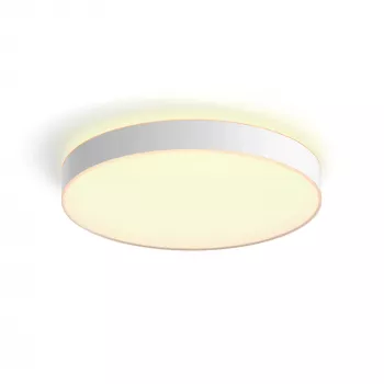Philips Hue White ambience Enrave extra large ceiling lamp, Smart ceiling light, Bluetooth, White, LED, Metal, Non-changeable bulb(s)