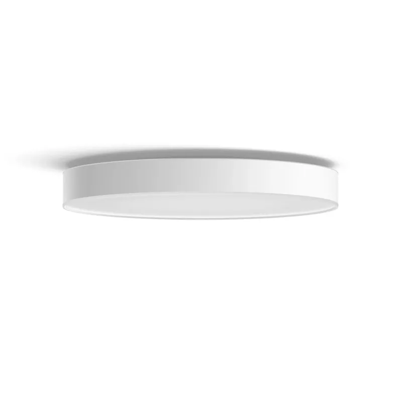 Philips Hue White ambience Enrave extra large ceiling lamp, Smart ceiling light, Bluetooth, White, LED, Metal, Non-changeable bulb(s)