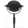Halogen electric space heater SUNRED Retro, 2100/900 W, for indoor floor use, heats up to 17 m², black/brown