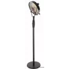 Halogen electric space heater SUNRED Retro, 2100/900 W, for indoor floor use, heats up to 17 m², black/brown