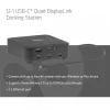 USB-C Quad DisplayLink Docking Station CLUB 3D CSV-2542 — 2× DisplayPort 8K60Hz, 2× HDMI 4K60Hz, PD 100W, 2.5G Ethernet