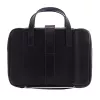 R-Go Tools Laptop bag R-Go Viva, full-grain leather, with integrated laptop stand, shoulder strap, 15.6-inch, black