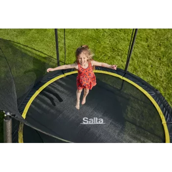 Above ground trampoline Salta Comfort Round, 54 springs, 120 kg max, 3 legs, safety net, outdoor