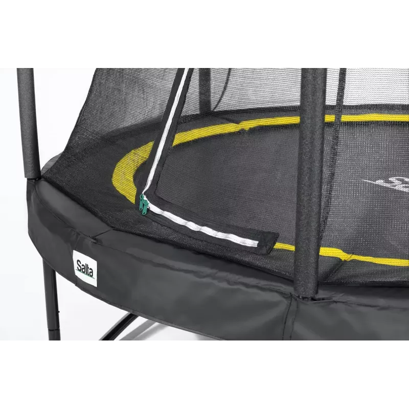 Above ground trampoline Salta Comfort Round, 54 springs, 120 kg max, 3 legs, safety net, outdoor