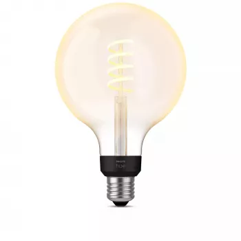 Smart bulb Philips G125 E27 Filament Globe, 7W, Bluetooth/Zigbee, 125×192mm