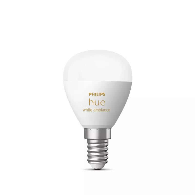 Philips Hue White ambience Lustre – E14 smart bulb, Smart bulb, Bluetooth/Zigbee, White, LED, E14, P45