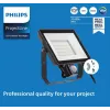 Floodlight Philips LED 50 W 4000 K IP65 Black — outdoor LED floodlight, 50 W, neutral white