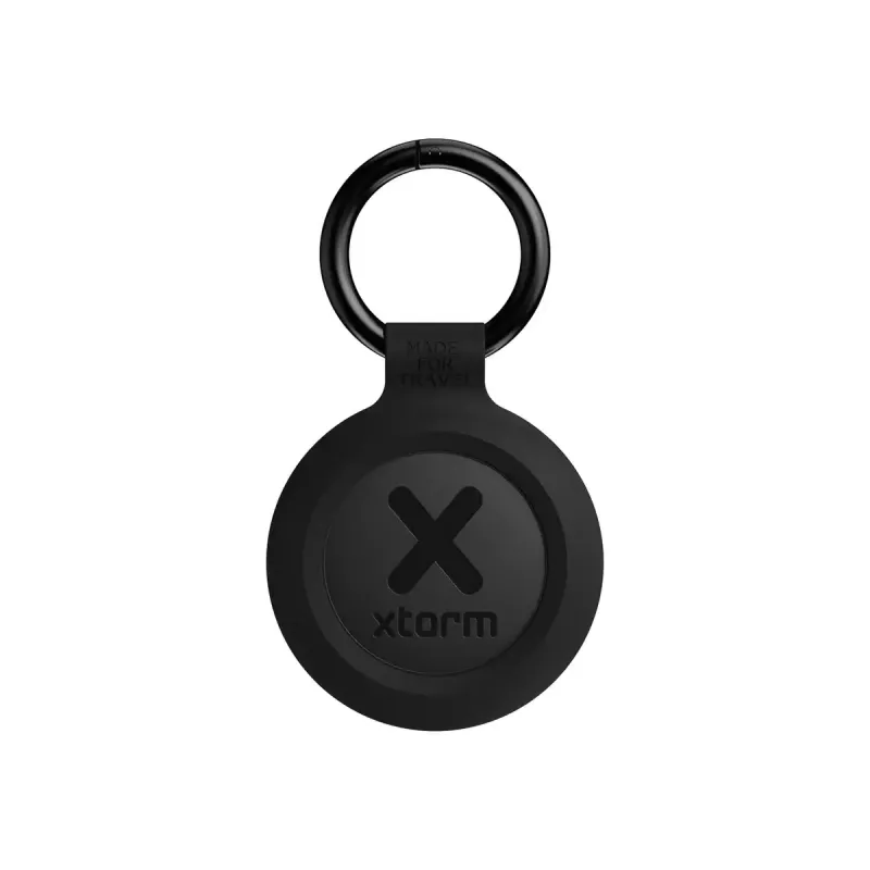 Smart keychain tracker Xtorm XTAG2GA11 — universal GPS finder, CR2032 battery, 3V, black, 3‑pack