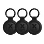 Smart keychain tracker Xtorm XTAG2GA11 — universal GPS finder, CR2032 battery, 3V, black, 3‑pack