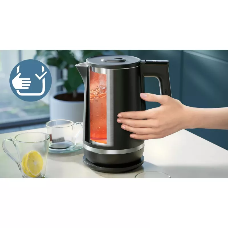 Electric kettle Philips 7000 Series HD9396/90 — 1.7 L, 2400W, stainless steel, double-walled