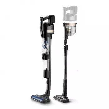 Philips 9000 Series XW9463/11 stick vacuum/electric broom 2-in-1 stick vacuum Battery Dry&wet Bagless 150 W Black