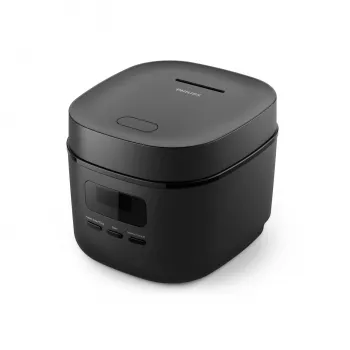 Rice cooker Philips 3000 series HD3080/80, 0.54 L, 400 W, black, button control