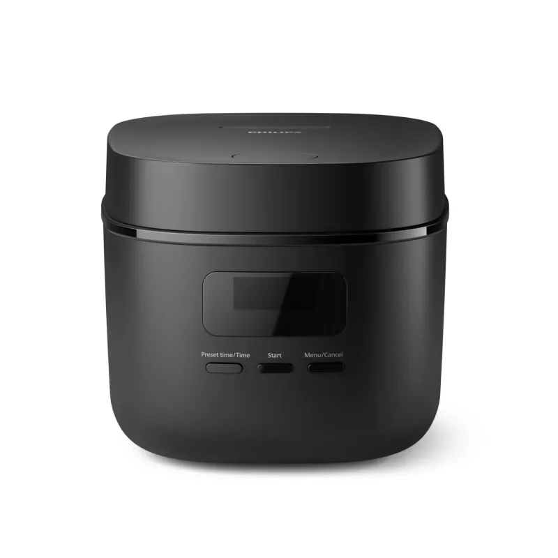 Rice cooker Philips 3000 series HD3080/80, 0.54 L, 400 W, black, button control