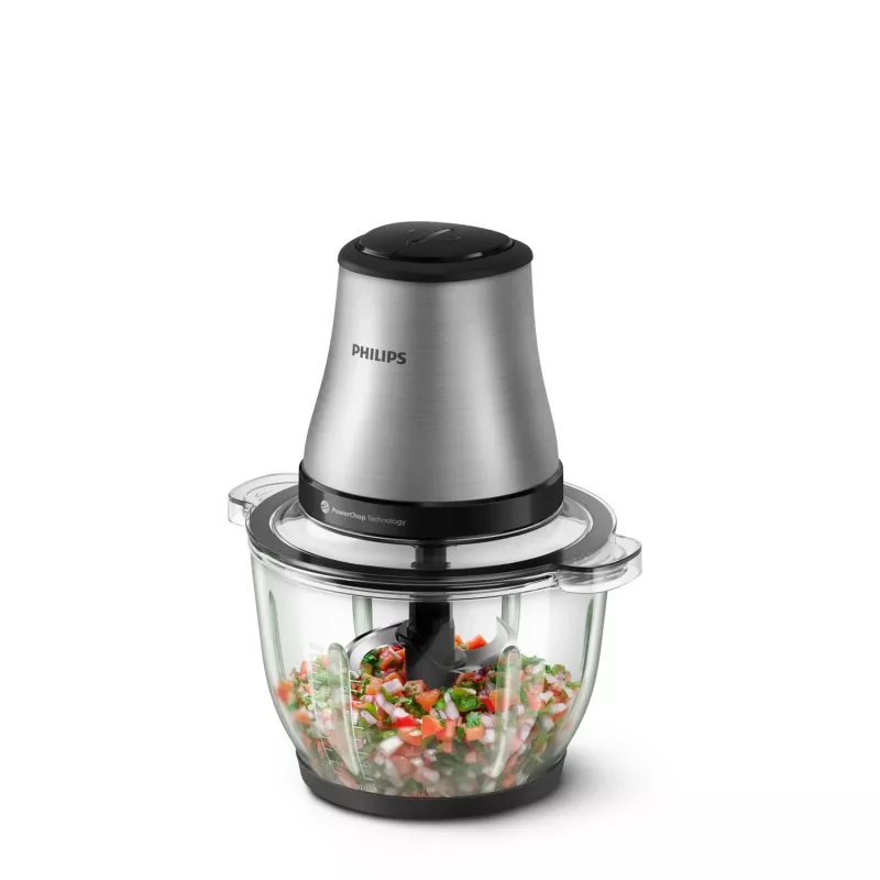 Philips 3000 series HR1503/00 electric food chopper 2 L 500 W Stainless steel