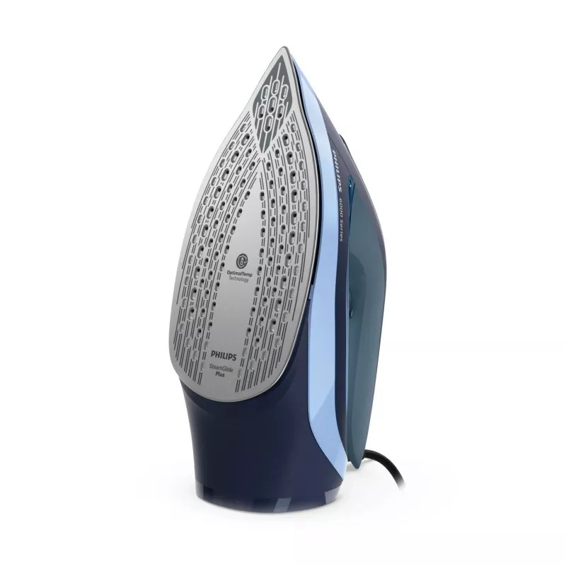 Steam iron Philips 6000 series DST6120/20 — 2600 W, SteamGlide Plus soleplate, 190 g/min boost, 0.3 L water tank, 1.5 kg, Blue