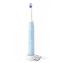 Philips Series 6100 HX7406/01 Rechargeable toothbrush, Adult, Sonic toothbrush, Daily care, Sensitive, 62000 movements per minute, Blue, 2 min, 4 x 30 sec