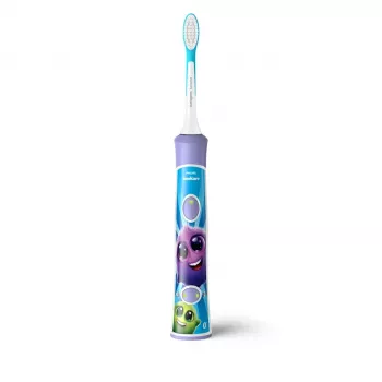 Sonic electric toothbrush Philips Sonicare For Kids HX6322/12 — built-in Li‑Ion battery, 1 handle, 2 brush heads, Daily Care mode