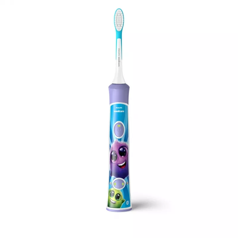 Sonic electric toothbrush Philips Sonicare For Kids HX6322/12 — built-in Li‑Ion battery, 1 handle, 2 brush heads, Daily Care mode