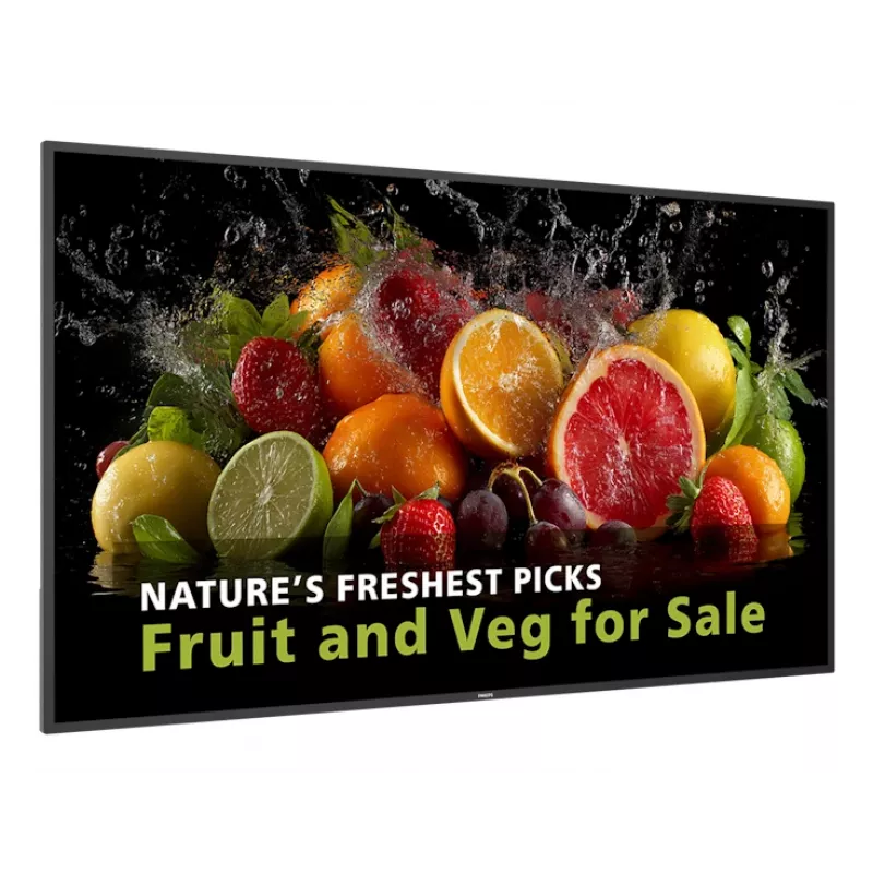 Philips 5000 series 98BDL5050D/00 Signage Display 2.49 m (98 inch) LCD Wi-Fi 600 cd/m² Full HD Black Built-in processor Android