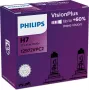 Philips VisionPlus 12972VPC2 Greater safety and comfort, 55 W, 12 V, H7, Halogen, 2 pc(s)