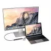 Satechi ST-CMAM laptop dock/port replicator USB 3.2 Gen 1 Type-C, HDMI, USB-A, USB-C, Grey, aluminium