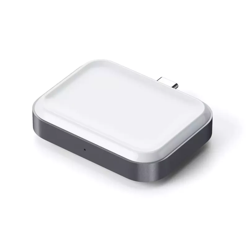 Mobile device charger Satechi ST-UC2WCDM USB Wireless charging Headset Smartwatch Silver White