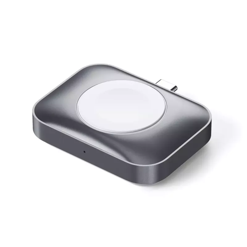 Mobile device charger Satechi ST-UC2WCDM USB Wireless charging Headset Smartwatch Silver White