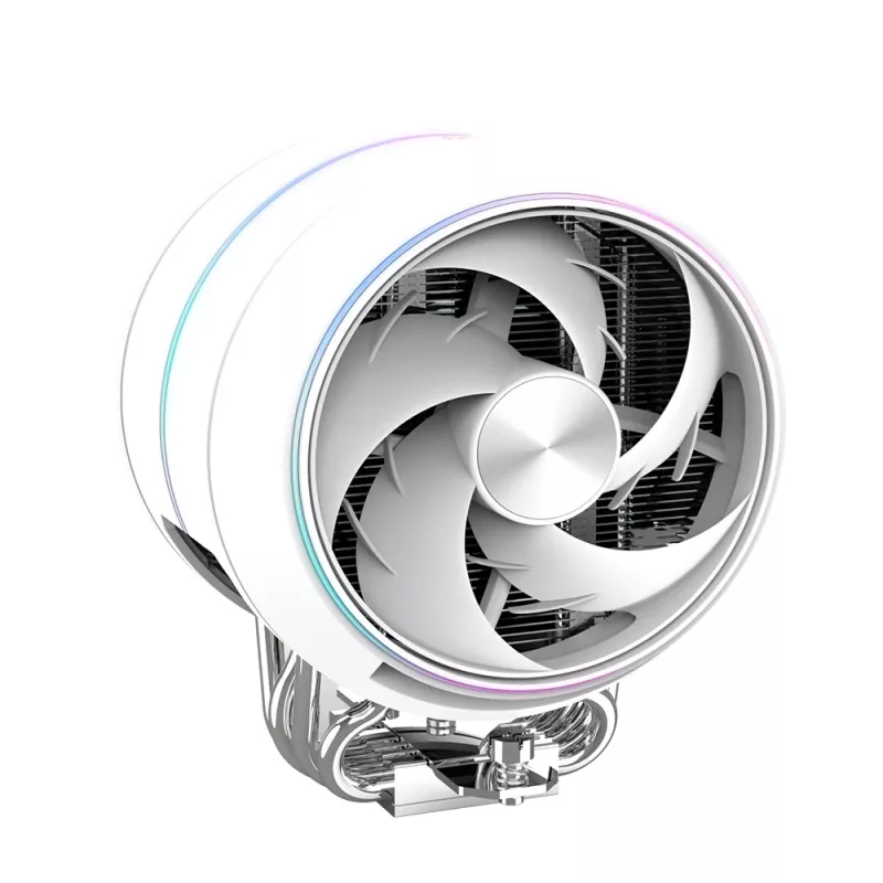 CPU cooler ZALMAN ZET5 WHITE with 120 mm fan and RGB lighting