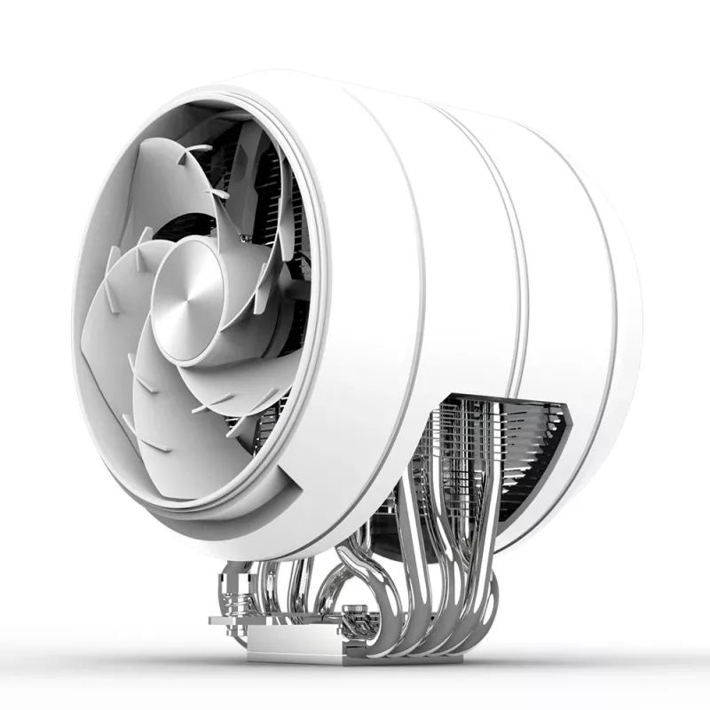 CPU cooler ZALMAN ZET5 WHITE with 120 mm fan and RGB lighting