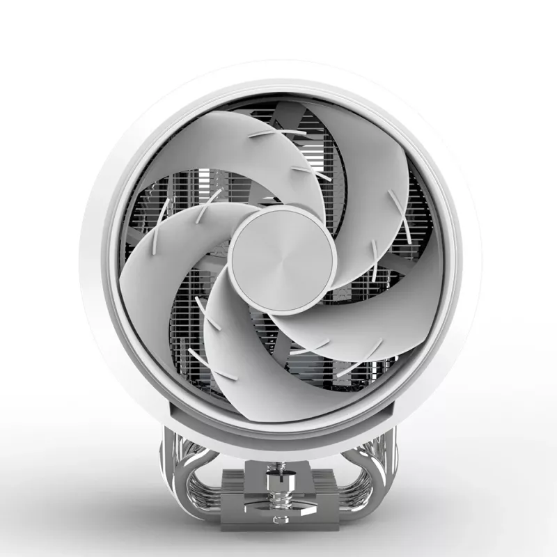 CPU cooler ZALMAN ZET5 WHITE with 120 mm fan and RGB lighting