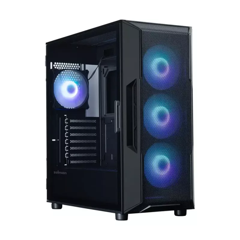 ZALMAN PC case i3 NEO V2 Mid Tower, ARGB fans x4, black