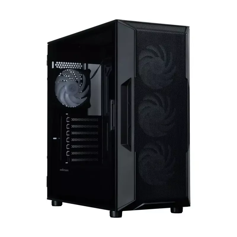 ZALMAN PC case i3 NEO V2 Mid Tower, ARGB fans x4, black