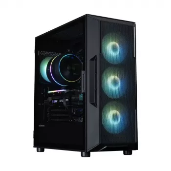 ZALMAN PC case i3 NEO V2 Mid Tower, ARGB fans x4, black
