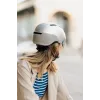Cycling helmet HJC CALIDO PLUS L, Pearl Greyish Silver, in-mold, 58–63 cm, 350 g, magnetic visor