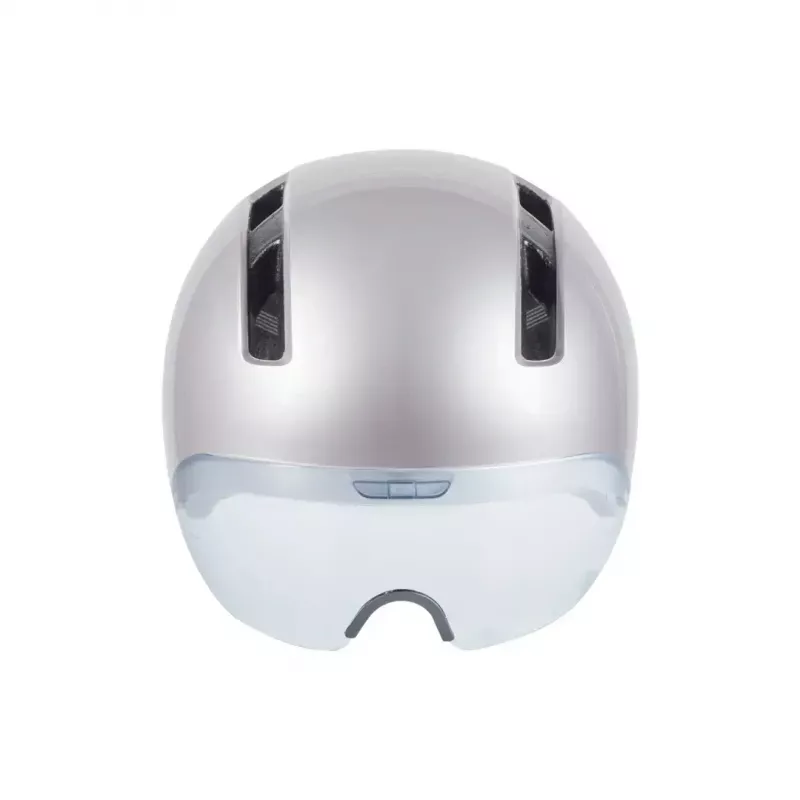 Cycling helmet HJC CALIDO PLUS L, Pearl Greyish Silver, in-mold, 58–63 cm, 350 g, magnetic visor