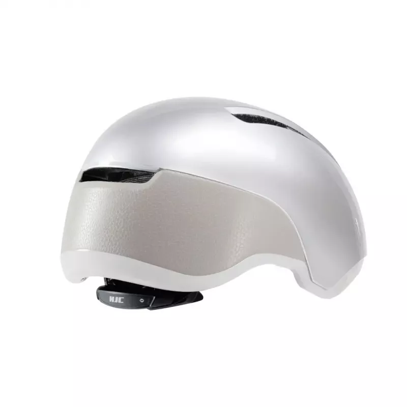 Cycling helmet HJC CALIDO PLUS L, Pearl Greyish Silver, in-mold, 58–63 cm, 350 g, magnetic visor