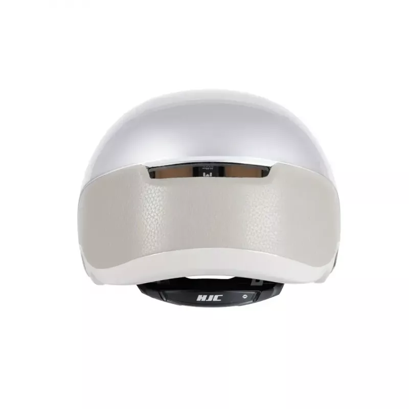 Cycling helmet HJC CALIDO PLUS L, Pearl Greyish Silver, in-mold, 58–63 cm, 350 g, magnetic visor