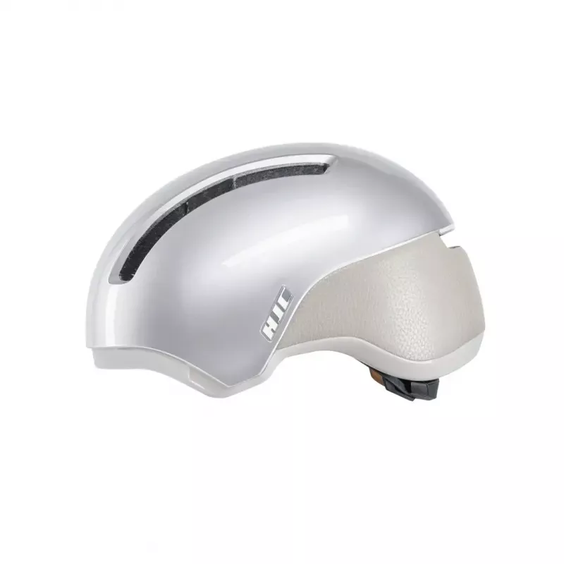Cycling helmet HJC CALIDO PLUS L, Pearl Greyish Silver, in-mold, 58–63 cm, 350 g, magnetic visor